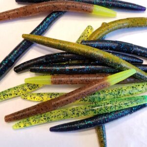 5" stick  baits 80 packs - mix colors