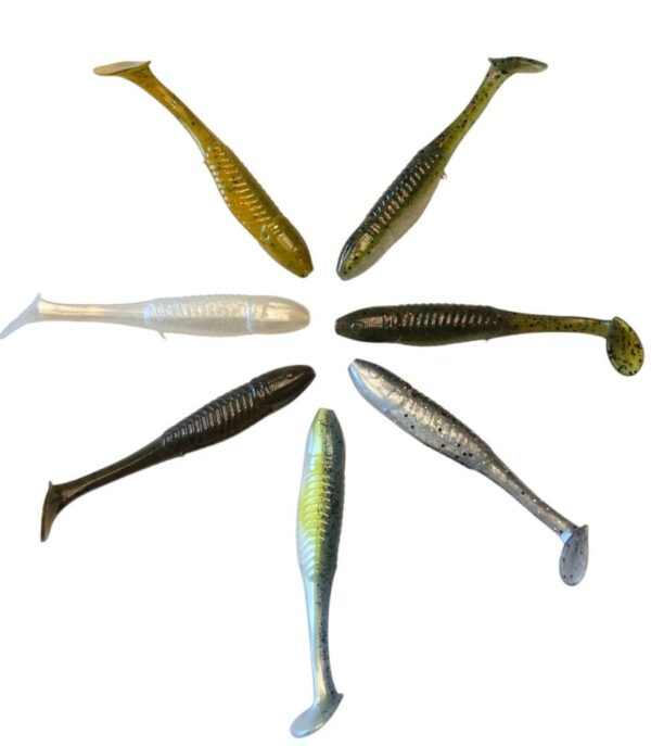 3.5" swim baits - Swim Jig Trailers - Image 2
